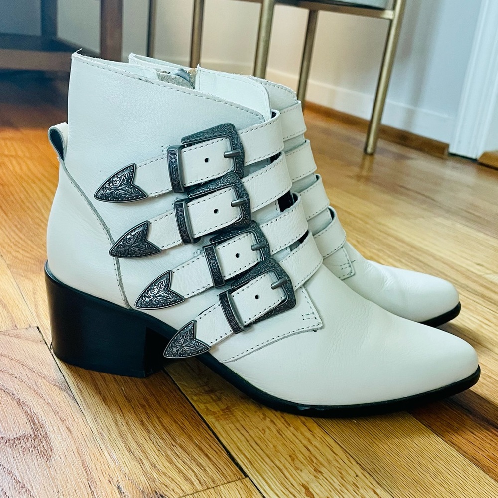 Steve Madden White Festival Booties (8)
